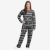 FOCO Las Vegas Raiders Womens Ugly Pattern Family Holiday Pajamas -FOCO Store PJSETWMNF21USOR p