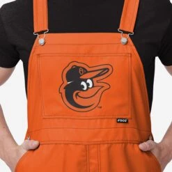 FOCO Baltimore Orioles Mens Big Logo Bib Overalls -FOCO Store PNTMBBLOABO g4