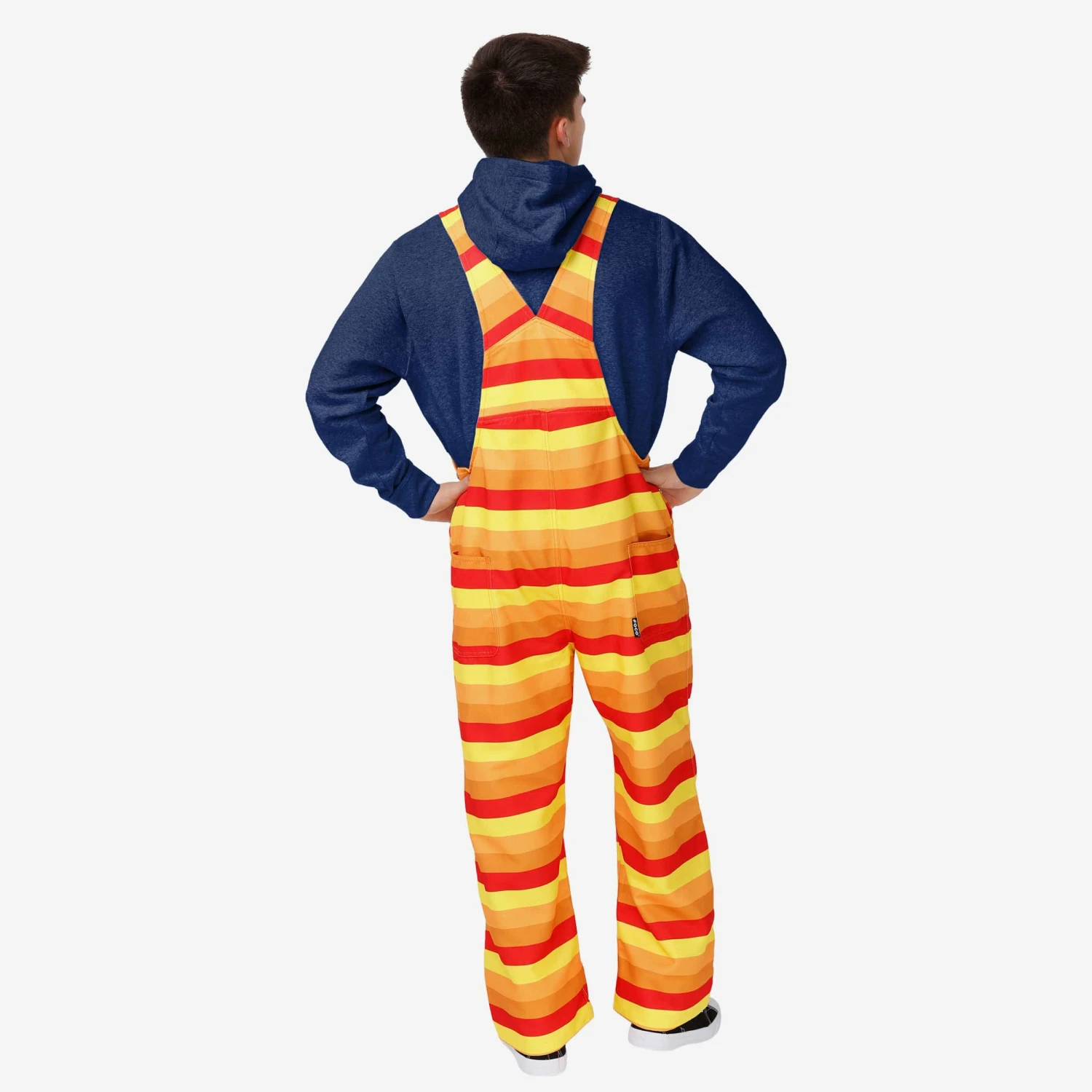 FOCO Houston Astros Mens Throwback Thematic Bib Overalls 4 FOCO Houston Astros Mens Throwback Thematic Bib Overalls - Image 2