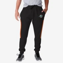 FOCO Miami Dolphins Team Stripe Joggers