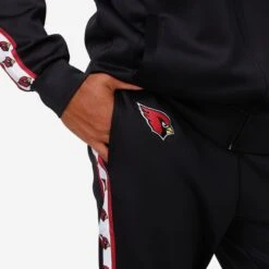 FOCO Arizona Cardinals Stripe Logo Track Pants -FOCO Store PNTNFSTLGAC g3