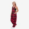 FOCO Louisville Cardinals Womens Plaid Bib Overalls 2 FOCO Louisville Cardinals Womens Plaid Bib Overalls -FOCO Store PNTWMNCBFPDOALO p