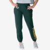 FOCO Green Bay Packers Womens Script Wordmark Team Color Sweatpants -FOCO Store PNTWMNFSWSWTCGP p