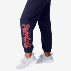 FOCO New England Patriots Womens Script Wordmark Team Color Sweatpants -FOCO Store PNTWMNFSWSWTCNP g4