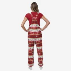 FOCO San Francisco 49ers Womens Ugly Home Gating Bib Overalls -FOCO Store PNTWMNFUGYHMOASF s