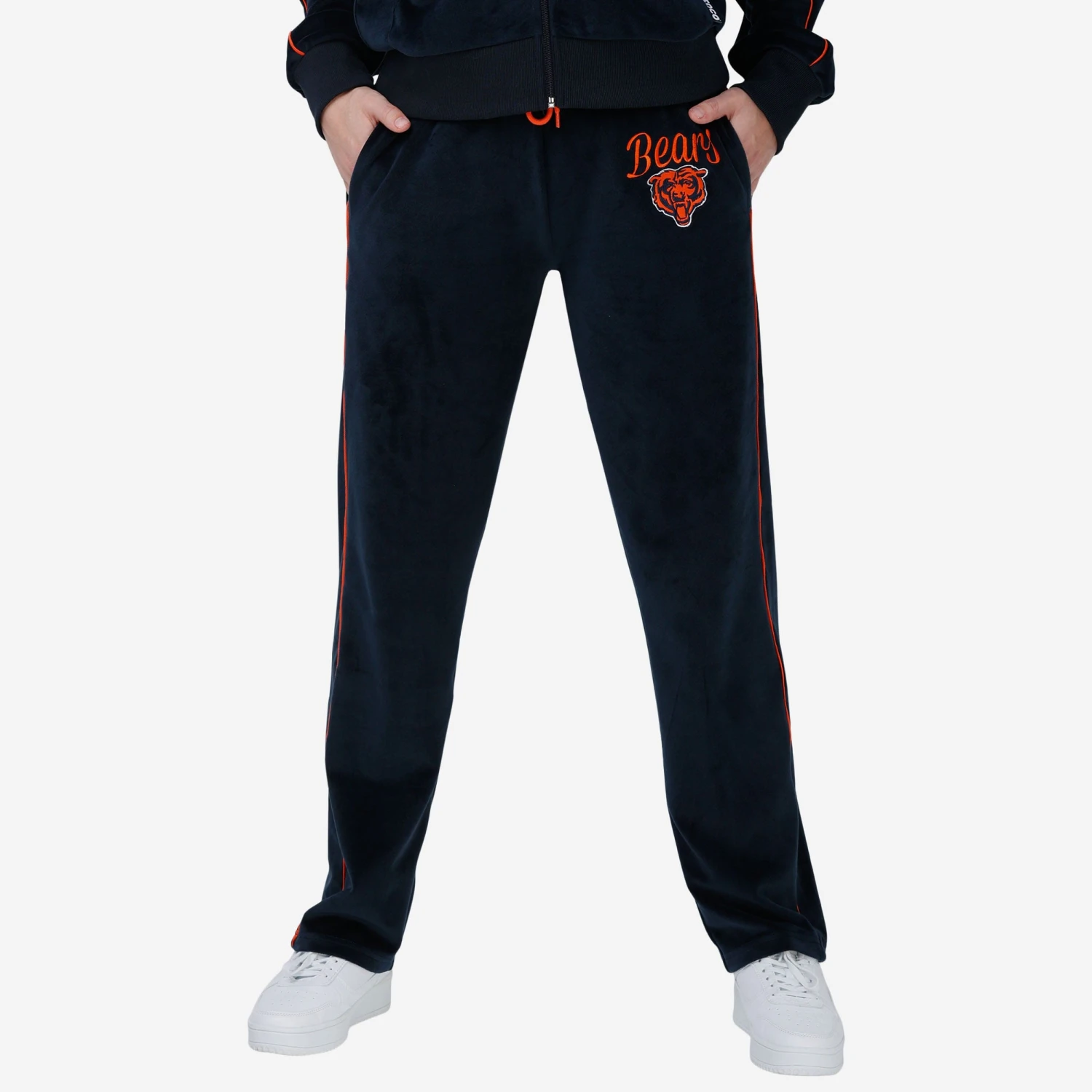 FOCO Chicago Bears Womens Velour Pants 3 FOCO Chicago Bears Womens Velour Pants