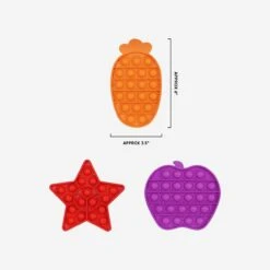 FOCO Beautiful Nature 3 Pack Push-Itz Fidget 8 FOCO Beautiful Nature 3 Pack Push-Itz Fidget -FOCO Store POPBEANA3PK s