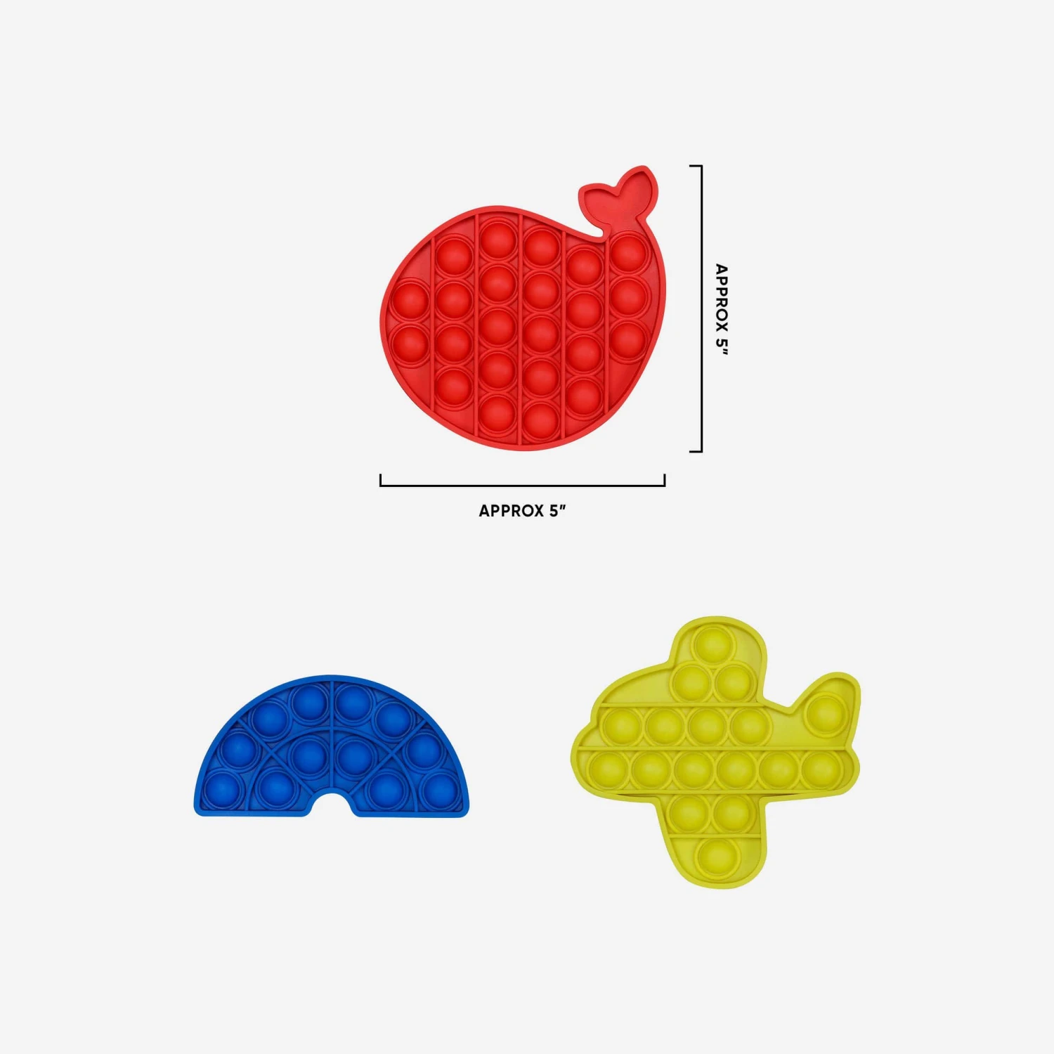 FOCO Ocean Life 3 Pack Push-Itz Fidget 4 FOCO Ocean Life 3 Pack Push-Itz Fidget - Image 2