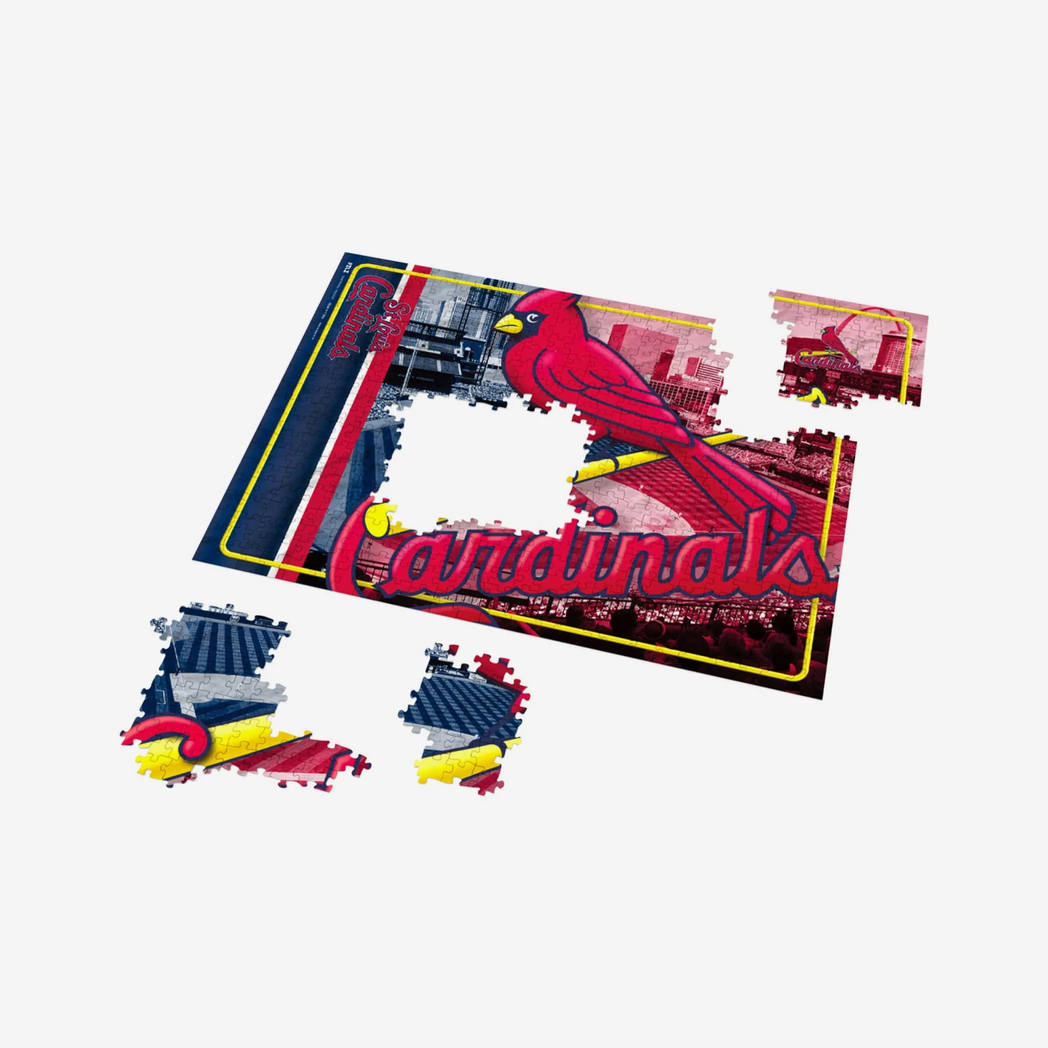 FOCO St Louis Cardinals Big Logo 500 Piece Jigsaw Puzzle PZLZ 5 FOCO St Louis Cardinals Big Logo 500 Piece Jigsaw Puzzle PZLZ - Image 3