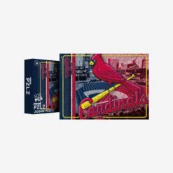 FOCO St Louis Cardinals Big Logo 500 Piece Jigsaw Puzzle PZLZ
