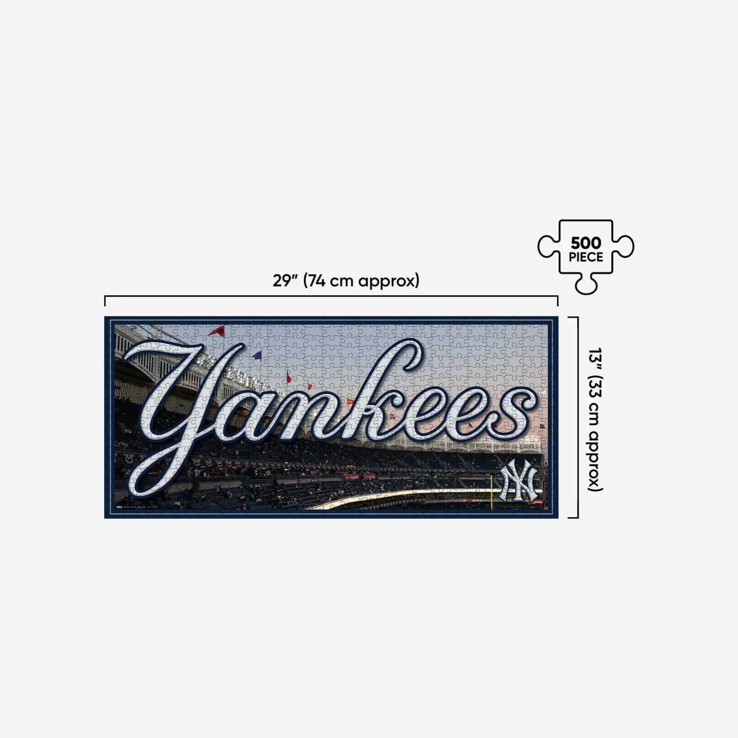 FOCO New York Yankees Yankee Stadium 500 Piece Stadiumscape Jigsaw Puzzle PZLZ 4 FOCO New York Yankees Yankee Stadium 500 Piece Stadiumscape Jigsaw Puzzle PZLZ - Image 2