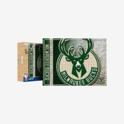FOCO Milwaukee Bucks Big Logo 500 Piece Jigsaw Puzzle PZLZ