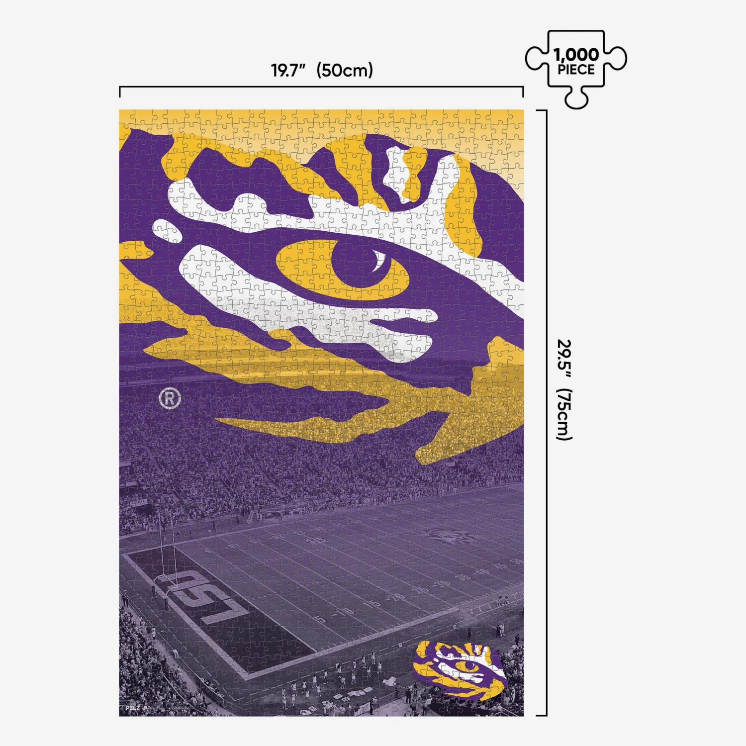 FOCO LSU Tigers Tiger Stadium 1000 Piece Jigsaw Puzzle PZLZ 4 FOCO LSU Tigers Tiger Stadium 1000 Piece Jigsaw Puzzle PZLZ - Image 2
