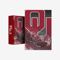 FOCO Oklahoma Sooners The Gaylord Family Oklahoma Memorial Stadium 1000 Piece Jigsaw Puzzle PZLZ