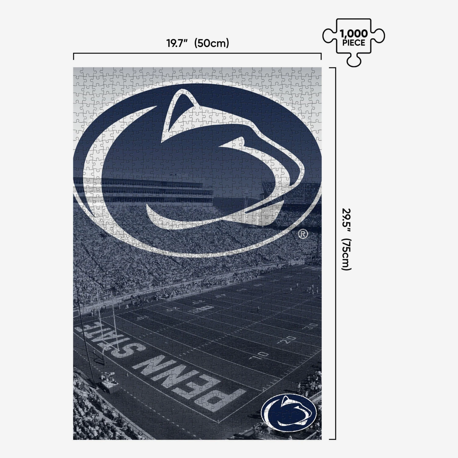 FOCO Penn State Nittany Lions Beaver Stadium 1000 Piece Jigsaw Puzzle PZLZ 4 FOCO Penn State Nittany Lions Beaver Stadium 1000 Piece Jigsaw Puzzle PZLZ - Image 2