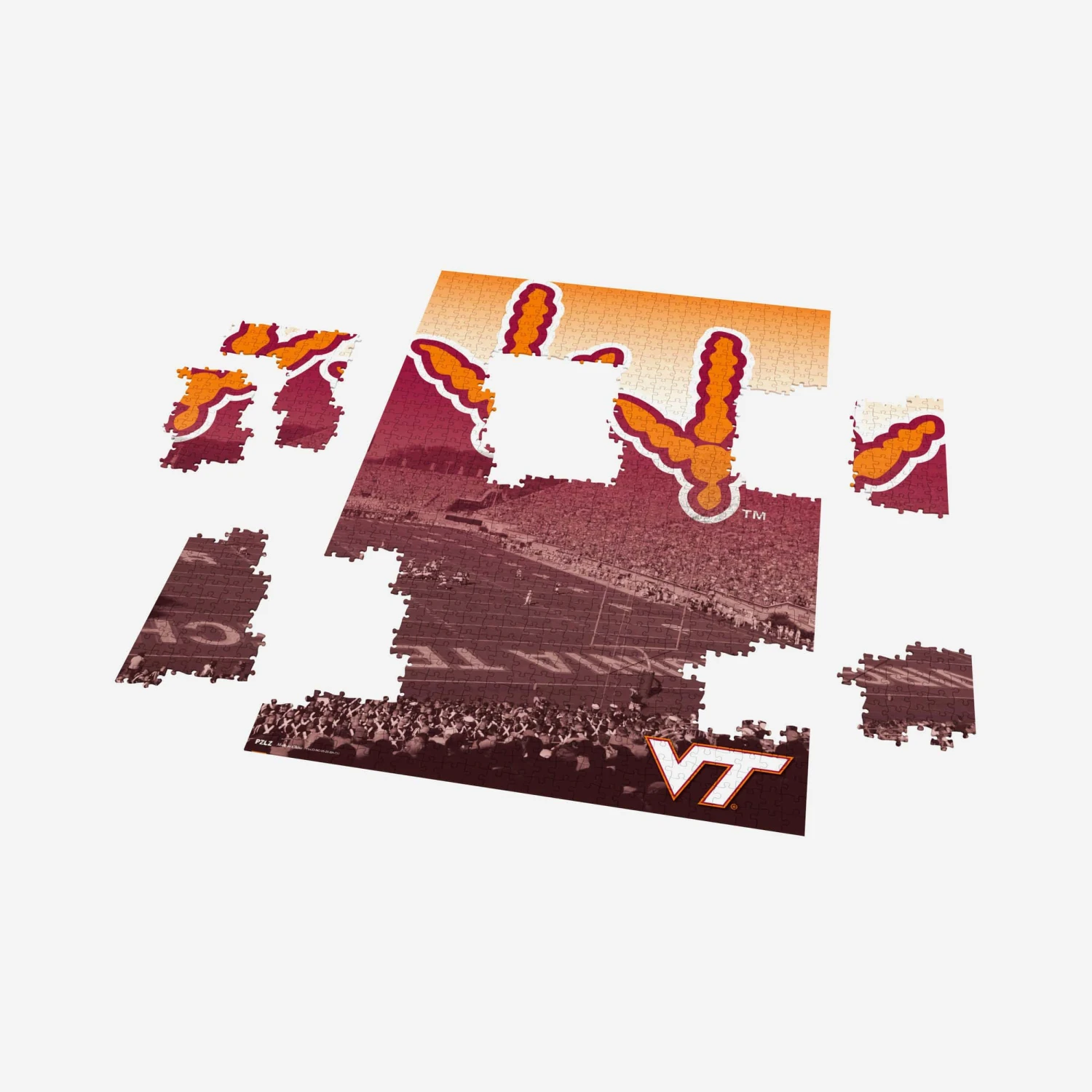 FOCO Virginia Tech Hokies Hokies Lane Stadium 1000 Piece Jigsaw Puzzle PZLZ 5 FOCO Virginia Tech Hokies Hokies Lane Stadium 1000 Piece Jigsaw Puzzle PZLZ - Image 3