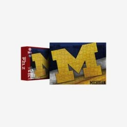 FOCO Michigan Wolverines Team Logo 150 Piece Jigsaw Puzzle PZLZ
