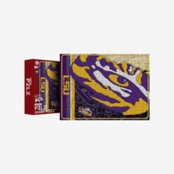 FOCO LSU Tigers Big Logo 500 Piece Jigsaw Puzzle PZLZ