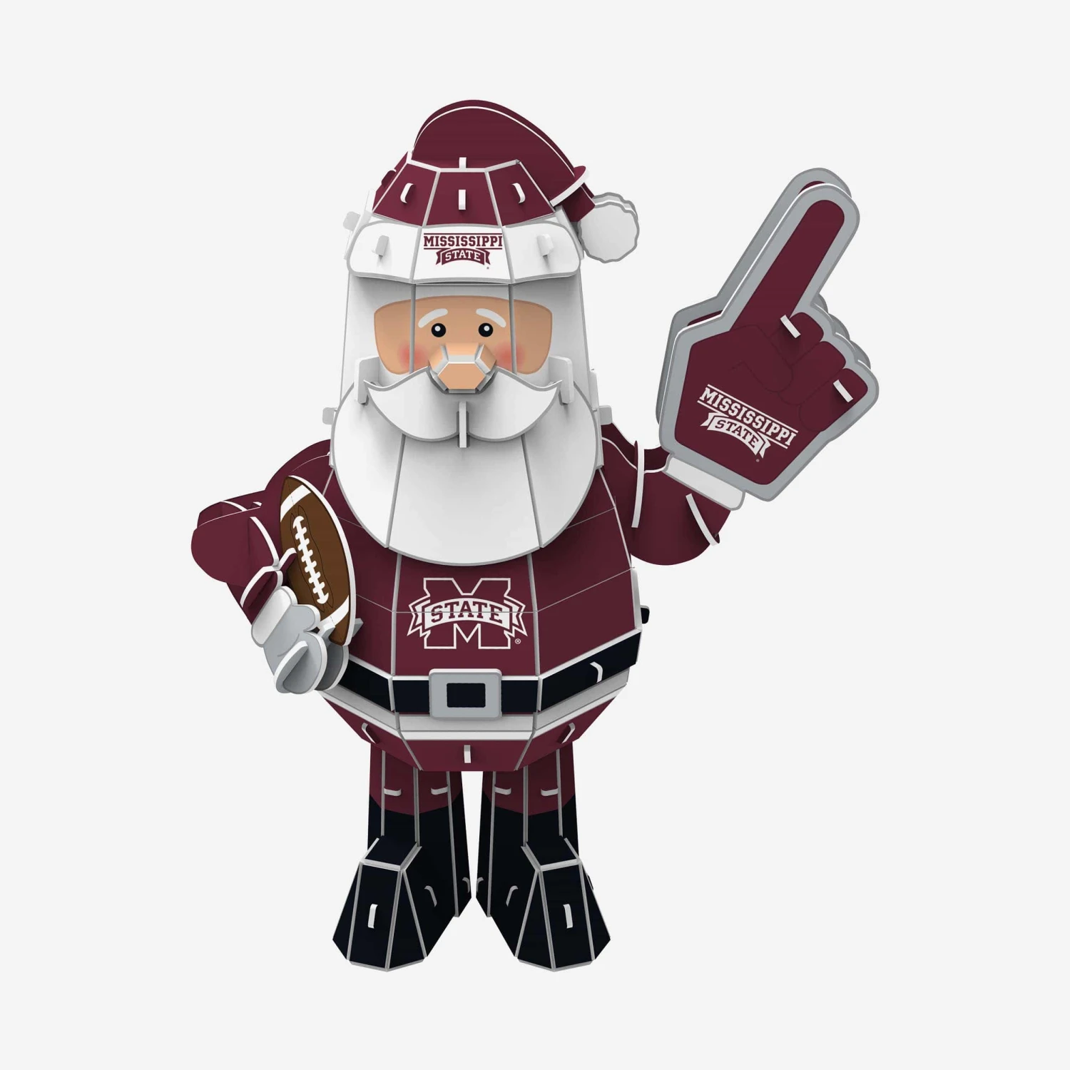 FOCO Mississippi State Bulldogs PZLZ Santa 4 FOCO Mississippi State Bulldogs PZLZ Santa - Image 2