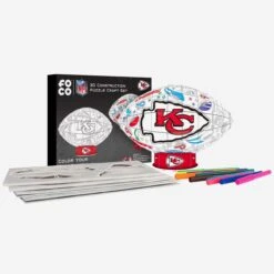 FOCO Kansas City Chiefs PZLZ Craft Kit 11 FOCO Kansas City Chiefs PZLZ Craft Kit -FOCO Store PZLZNF3DCRFOTKC g6