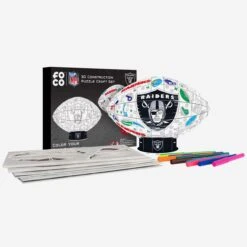 FOCO Las Vegas Raiders PZLZ Craft Kit 11 FOCO Las Vegas Raiders PZLZ Craft Kit -FOCO Store PZLZNF3DCRFOTOR g6
