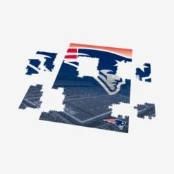 FOCO New England Patriots Gillette Stadium 1000 Piece Jigsaw Puzzle PZLZ -FOCO Store PZLZNFJG1000STNP g3