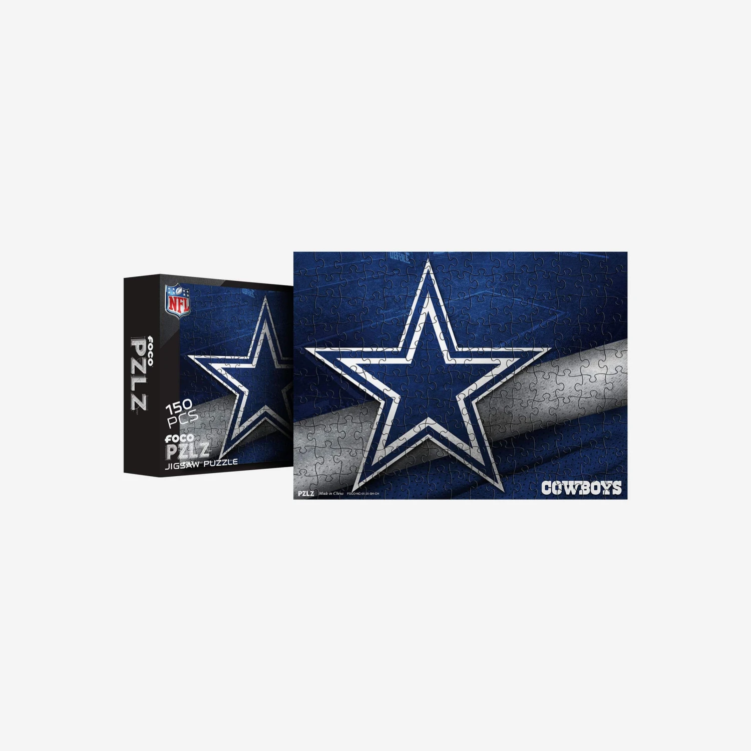 FOCO Dallas Cowboys Team Logo 150 Piece Jigsaw Puzzle PZLZ 3 FOCO Dallas Cowboys Team Logo 150 Piece Jigsaw Puzzle PZLZ