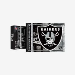 FOCO Las Vegas Raiders Big Logo 500 Piece Jigsaw Puzzle PZLZ