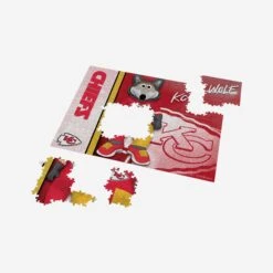 FOCO KC Wolf Kansas City Chiefs Mascot 500 Piece Jigsaw Puzzle PZLZ -FOCO Store PZLZNFJG500MSKC g3