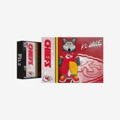 FOCO KC Wolf Kansas City Chiefs Mascot 500 Piece Jigsaw Puzzle PZLZ