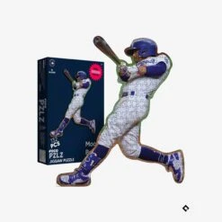 FOCO Mookie Betts Los Angeles Dodgers Wood Jigsaw Puzzle PZLZ