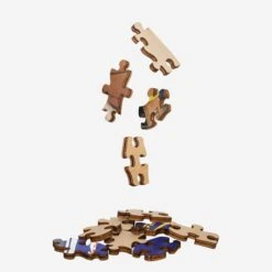 FOCO Steph Curry Golden State Warriors Wood Jigsaw Puzzle PZLZ -FOCO Store PZNBJGWDPLGSSC s