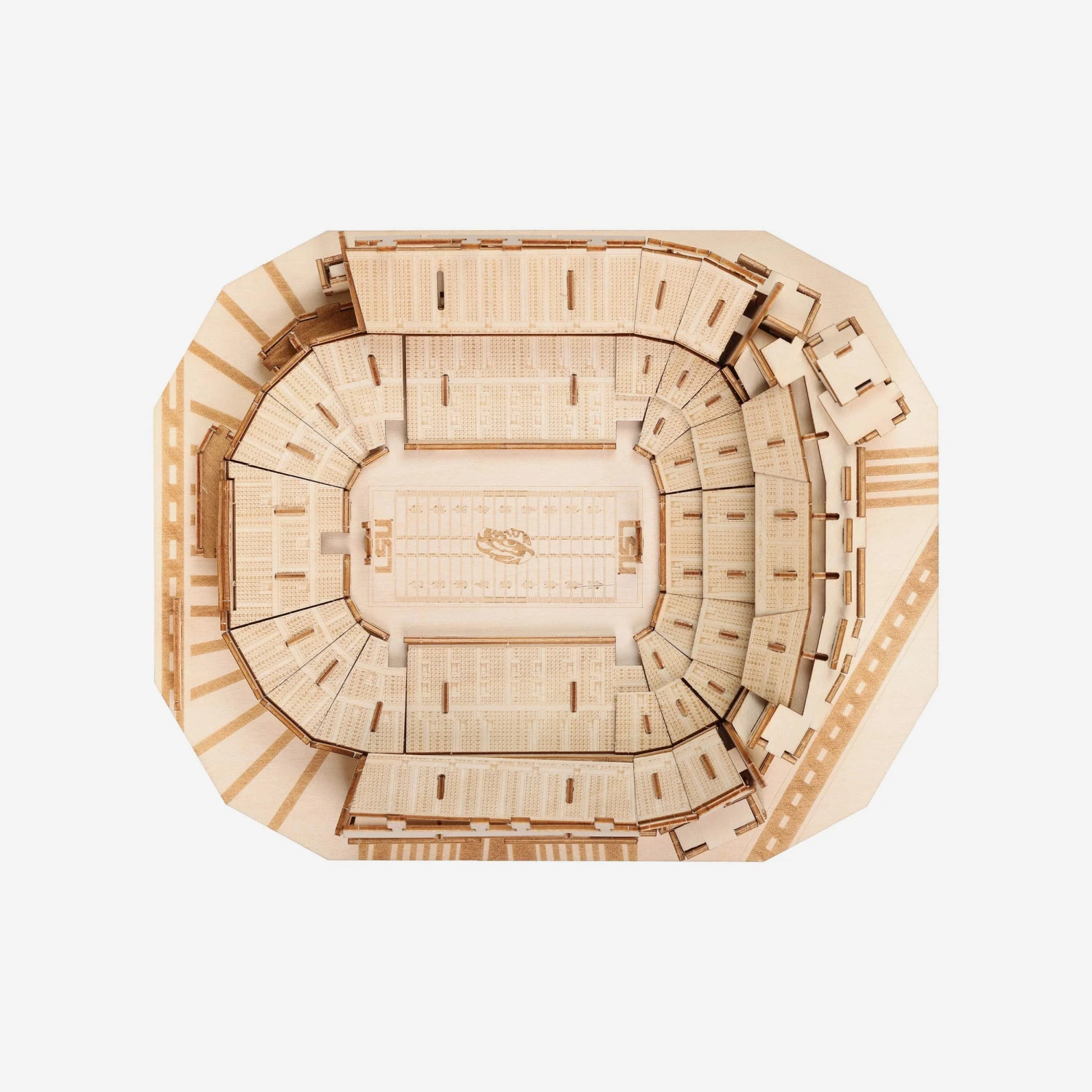 FOCO LSU Tigers Tiger Stadium Wood PZLZ Stadium 7 FOCO LSU Tigers Tiger Stadium Wood PZLZ Stadium - Image 5