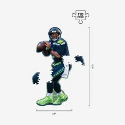 FOCO Russell Wilson Seattle Seahawks Wood Jigsaw Puzzle PZLZ -FOCO Store PZNFJGWDPLSSRW g3