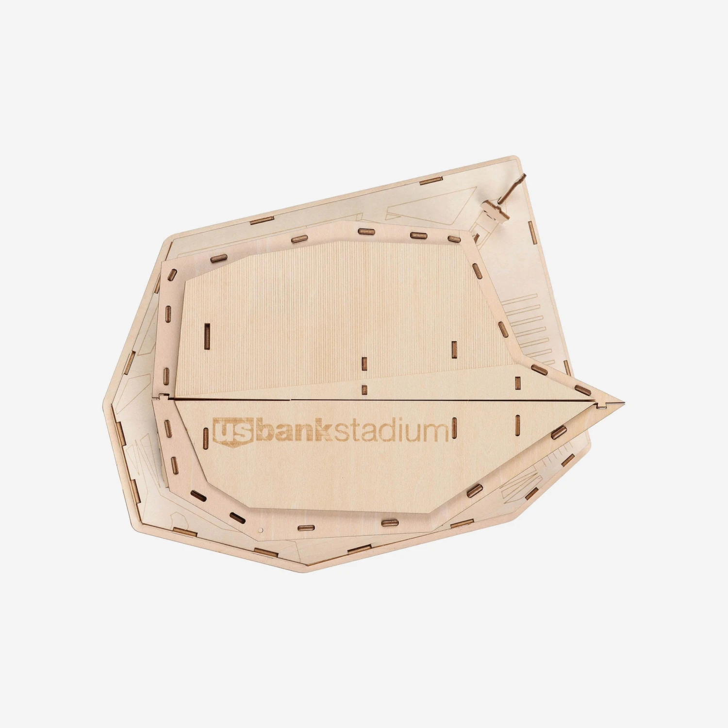 FOCO Minnesota Vikings US Bank Stadium Wood PZLZ Stadium 8 FOCO Minnesota Vikings US Bank Stadium Wood PZLZ Stadium - Image 6