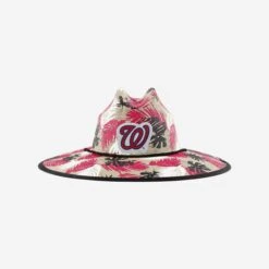 FOCO Washington Nationals Floral Printed Straw Hat