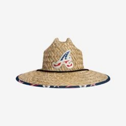 FOCO Atlanta Braves Americana Straw Hat