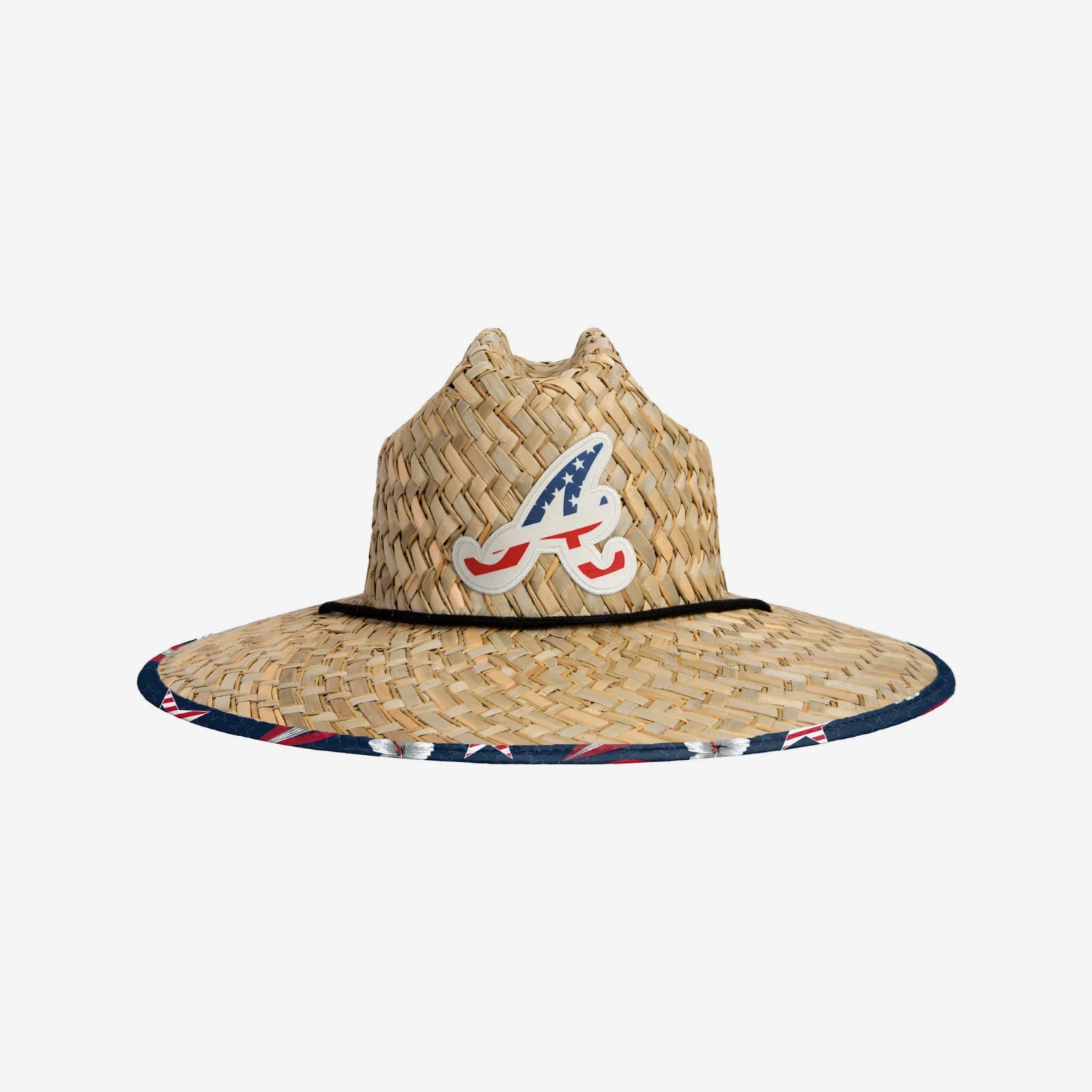 FOCO Atlanta Braves Americana Straw Hat 3 FOCO Atlanta Braves Americana Straw Hat