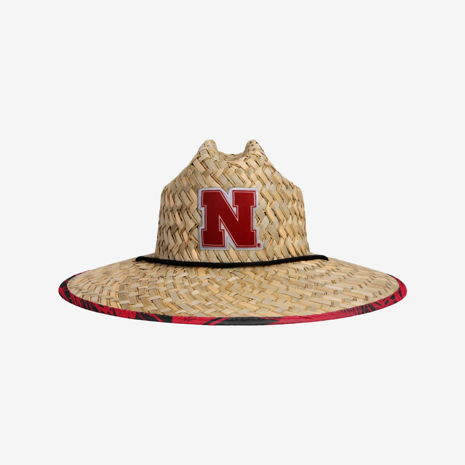 FOCO Nebraska Cornhuskers Floral Straw Hat 3 FOCO Nebraska Cornhuskers Floral Straw Hat