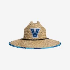 FOCO Villanova Wildcats Floral Straw Hat