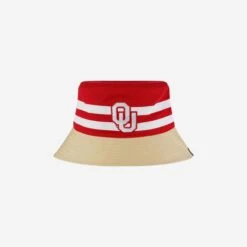 FOCO Oklahoma Sooners Team Stripe Bucket Hat