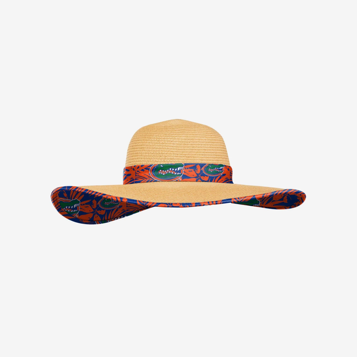FOCO Florida Gators Womens Floral Straw Hat 3 FOCO Florida Gators Womens Floral Straw Hat