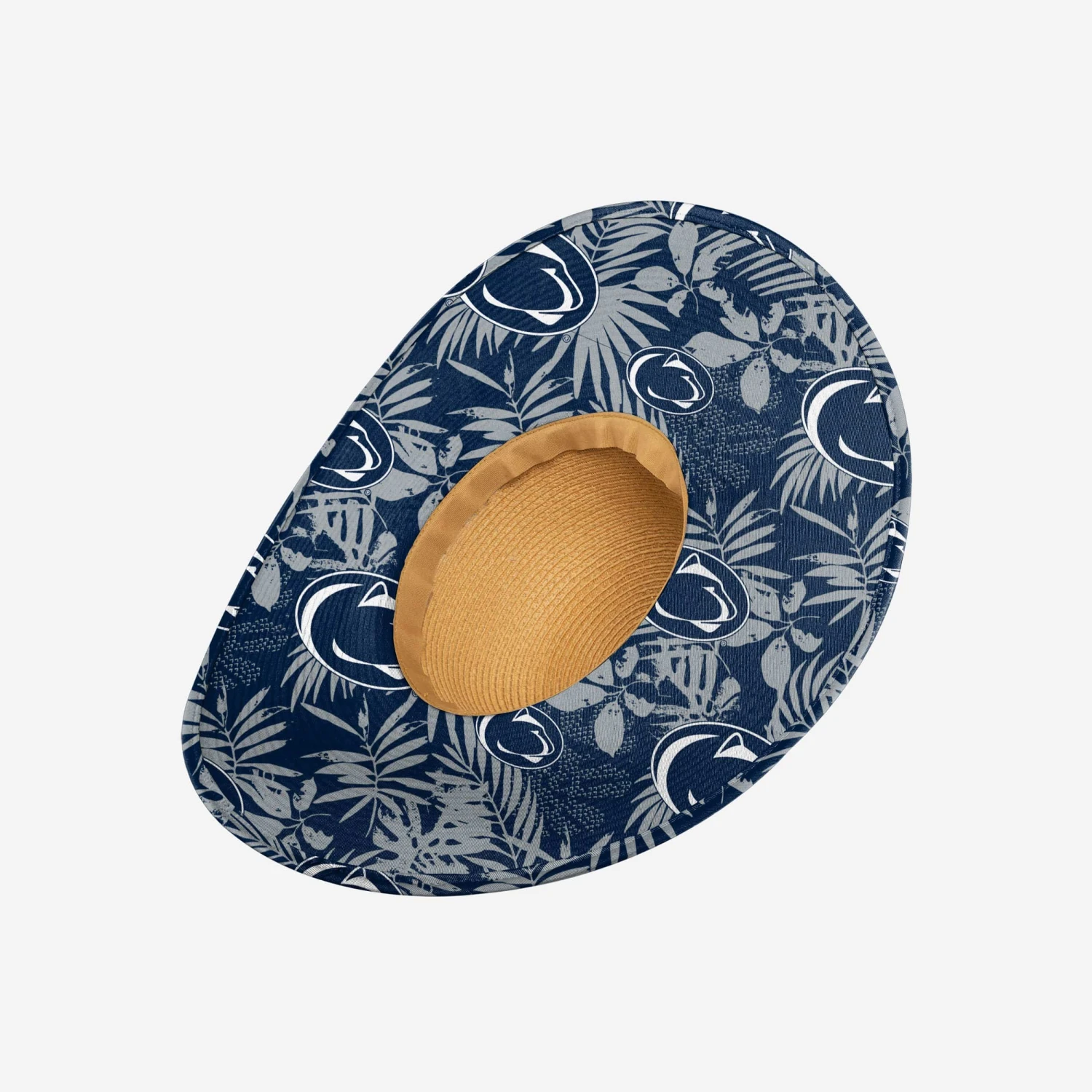 FOCO Penn State Nittany Lions Womens Floral Straw Hat 4 FOCO Penn State Nittany Lions Womens Floral Straw Hat - Image 2