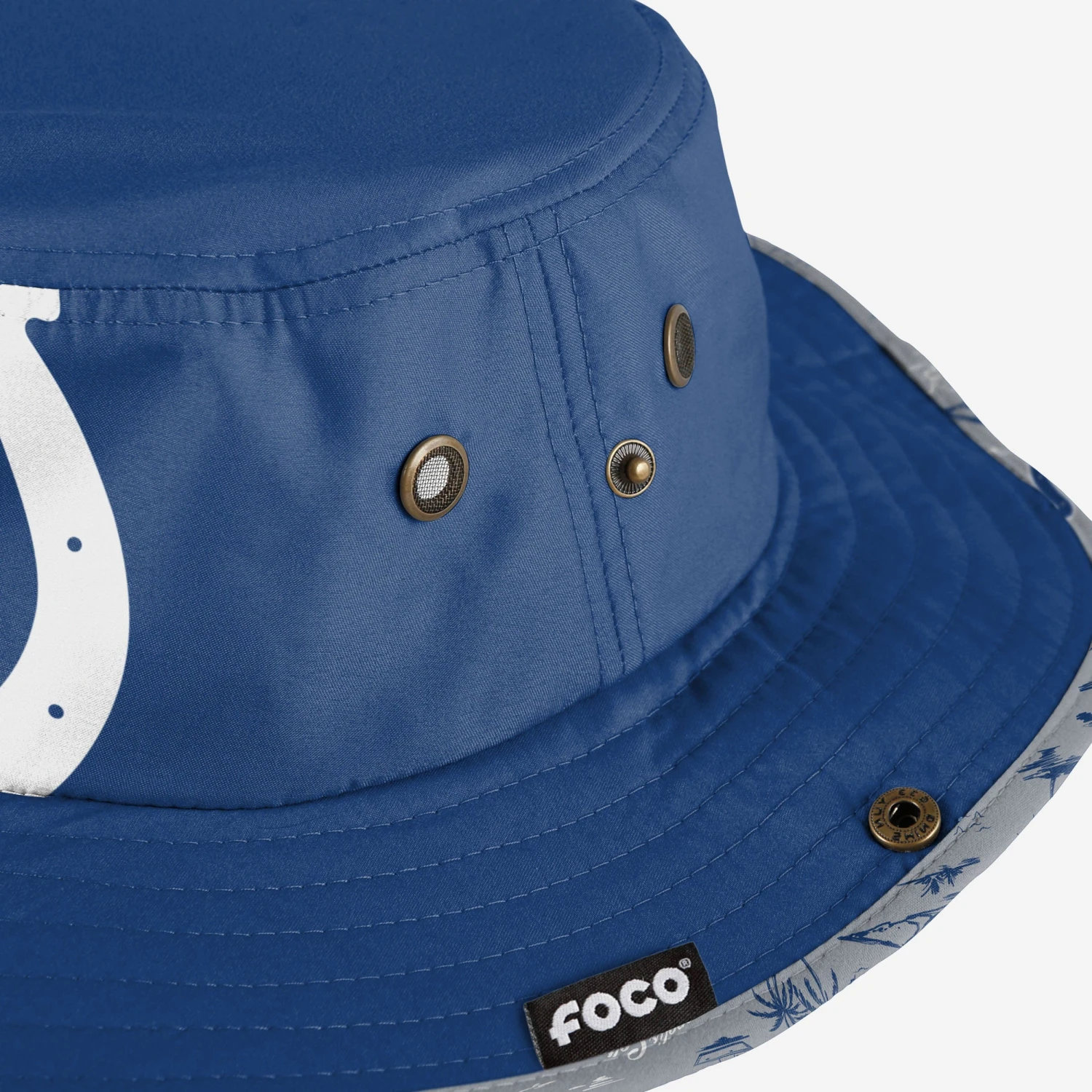 FOCO Indianapolis Colts Cropped Big Logo Hybrid Boonie Hat 6 FOCO Indianapolis Colts Cropped Big Logo Hybrid Boonie Hat - Image 4