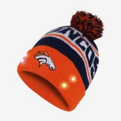 FOCO Denver Broncos Snow Stealer Light Up Beanie