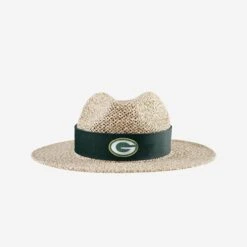 FOCO Green Bay Packers Band Straw Hat