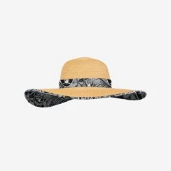 FOCO Las Vegas Raiders Womens Floral Straw Hat