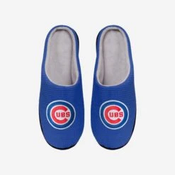 FOCO Chicago Cubs Memory Foam Slide Slipper