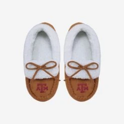 FOCO Texas A&M Aggies Youth Moccasin Slipper -FOCO Store SLPNCMOC816TAM g4