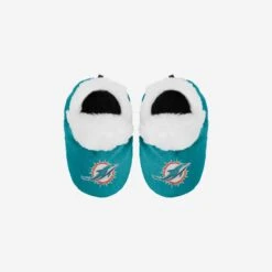 FOCO Miami Dolphins Logo Baby Bootie Slipper -FOCO Store SLPNFBBYBTMD g4